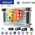32G Android 14 Carplay Autoradio DAB KAM Für Opel Astra H Corsa C D Vivaro Combo