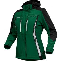Leibwächter Flex Line Damen-Softshelljacke grün-schwarz Arbeitsjacke Jacke
