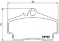 Bremsbeläge P 65 008 BREMBO für PORSCHE 911 Cabriolet 911 BOXSTER BOXSTER Spyder