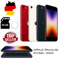 NEU Apple iPhone SE 3rd Gen. (2022) 64GB Mitternacht Schwarz Weiß Rot Red✔️OVP