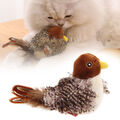Elektronisches interaktives fliegendes Vogel-Katzenspielzeug, flatternder Spatz