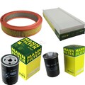 MANN-FILTER Inspektionspaket Filtersatz passend für Audi 80 1.6