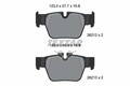 TEXTAR Bremsbelagsatz Scheibenbremse Q+ 2621201 für BMW 2er F44 X2 F39 1er F40