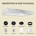 60cm Unterschrank-Dunstabzugshaube Abluft Umluft Dunstabzugshaube LED lampe Neu