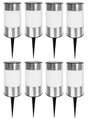 8x Solarleuchten Set mit Erdspieß IP44 | Solarlampen LED Solar Gartenlampe Lampe
