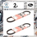 2x ORIGINAL® Gates Keilriemen für VW PASSAT B3/B4 Variant PASSAT B3/B4 PASSAT