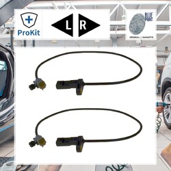 2x ORIGINAL® Blue Print Sensor, Raddrehzahl Hinten, Links, Rechts für Jeep