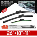 Scheibenwischer Vorne + Hinten Passend Für VW GOLF 7 VII|LIMO + VARIANT|ab 2012