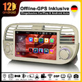 Android Auto CarPlay 64GB Autoradio GPS FM DAB+ OBD BT DSP WiFi 4G für Fiat 500
