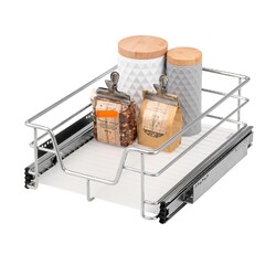 bremermann Teleskopschublade, Küchenschublade mit Einlegeboden, 40 cm