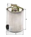 MANN-FILTER WK 842/19 Kraftstofffilter für JEEP