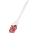 LogiLink Patchkabel Ethernet RJ45 Cat.6 U/UTP PrimeLine ungeschirmt weiß 5m