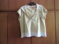 GINA LAURA@ Kapuzensweatshirt @beige-weiss@Casual-Look@Gr. 52-54