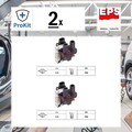 2x ORIGINAL® Eps Zündspule passend für Fiat Panda Punto Seicento / 600 Doblo