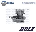 O107 MOTOR KÜHLWASSERPUMPE WASSERPUMPE DOLZ FÜR VAUXHALL CAVALIER II,ASTRA II