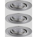 Paulmann 92973 EBL Nova mini Plus Coin LED-Einbauleuchte 3er Set    4.20 W Eisen