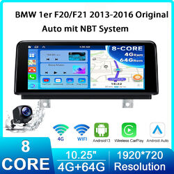 Android 13 GPS CarPlay Touchscreen für BMW 1/2er F20 F21 F23 NBT 64GB Autoradio