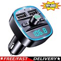 Bluetooth 5.0 Wireless Auto FM Sender MP3 Player Radio 2 USB Ladegerät Adapter