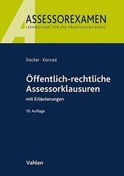 Öffentlich-rechtliche Assessorklausuren Andreas Decker