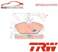 SATZ BREMSBELÄGE BREMSKLÖTZE VORNE TRW GDB1030 P FÜR DAEWOO LUBLIN II 2.4L