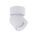 Strahler außen Garten verstellbar Weiß Metall GU10 IP65 B:9,4 cm Deckenleuchte