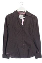 ESPRIT Langarmhemd Damen Gr. DE 38 hellgrau Casual-Look