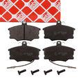 febi 116105 Bremsbeläge + Warnkontakt für LANCIA DELTA I 831 2.0 vorne 5892580