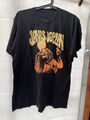 Janis Joplin Vintage Style Distressed T-Shirt Größe Large