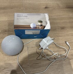 Amazon Echo Dot 4th Generation Smart Speaker Glacier White with Alexa Assistant