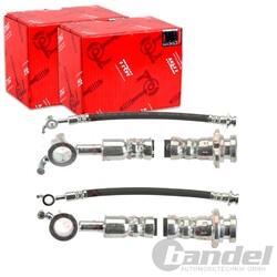 2X TRW BREMSSCHLÄUCHE HINTEN LINKS AUßEN RECHTS PASSEND FÜR NISSAN ROGUE