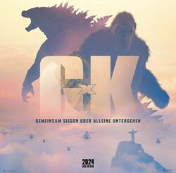 Godzilla x Kong The New Empire Kinoposter Kinoplakat Filmplakat Poster Plakat A1