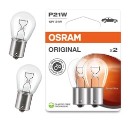 OSRAM P21W 12V 21W BA15s 7506-02B Glühbirne PKW KFZ Blinker Rückleuchten