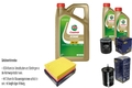 INSPEKTIONSKIT FILTER CASTROL 7L ÖL 5W30 für Audi A4 Avant 8D5 B5 2.4 2.6 2.8