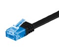 CAT6a Patchkabel Flachkabel 500MHz U/UTP Ethernet Netzwerk DSL LAN 0,5m bis 20m