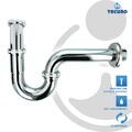 tecuro Röhrengeruchsverschluss Siphon Traps für Waschbecken Edelstahl verchromt