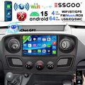 Autoradio Android 15 GPS NAVI 4+64G Für Renault Master 3 Opel Movano B Chat GPT