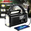 10000mAh Solar Radio Kurbelradio Notfall USB Mit Handyladefunktion Taschenlampe