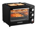 3in1 Mini Backofen 20 Liter mit Umluft inkl. Grillplatte Pizza-Ofen Minibackofen