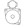 HC-Cargo Starter 0.7 KW passend für VW Transporter III Bus 1.6 110858