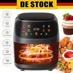8L Heißluftfritteuse XXL Fritteuse Fritteusen Heißluft Ofen Friteuse Digitale