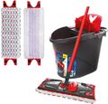 Vileda Ultramax Bodenwischer Komplett Set, inkl. 2in1 Mikrofaser-Bezug und