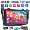 Android14 DAB+32GB Carplay Für Mazda 3 2010-2013 Autoradio GPS Navi FM Bluetooth