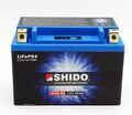 Shido LTX9-BS Lithium Ionen Batterie 12V LiFePO4 Motorrad  (YTX9-BS, FTX9-BS)