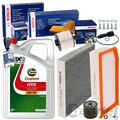 BOSCH FILTERSET+CASTROL 5W30 passend für 1.5 dCI RENAULT CLIO 4 CAPTUR /75-110PS