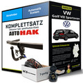 Für VW Golf 7 Sportsvan Typ AM1 Anhängerkupplung abnehmbar +eSatz 7pol 14-20 Set