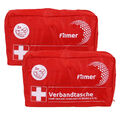 2 x Verbandstasche Verbandtasche Verbandskasten Erste Hilfe DIN13164-2022 Rot
