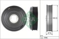 INA 544 0136 10 Riemenscheibe, Kurbelwelle für Vauxhall Opel Renault Nissan