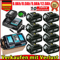 Original 18V 12,0Ah für Makita Akku BL1860B BL1850 BL1830B 197422-4/Ladegerät DP