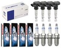 4x BERU Zündspule +4x BOSCH Zündkerze Super 4 passend für Dacia Logan MCV KS_
