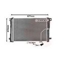 Kondensator, Klimaanlage VAN WEZEL 30005450 für MERCEDES-BENZ